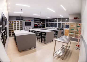 Laboratório de Ciências do Colégio Planck.